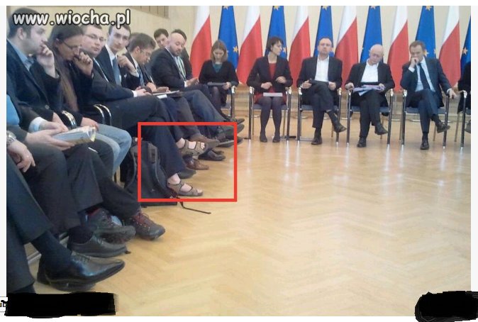 Przynajmniej nie ma skarpetek