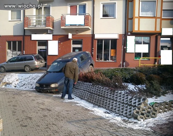 Ale elegancko zaparkowałem!