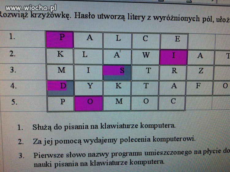 Polskie lekcji informatyki...