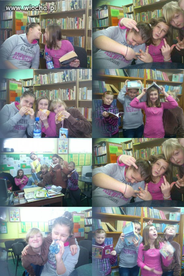 A taka tam sklejka w bibliotece...