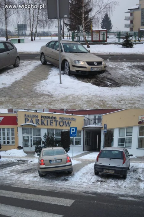Parkowanie cwaniaczka...