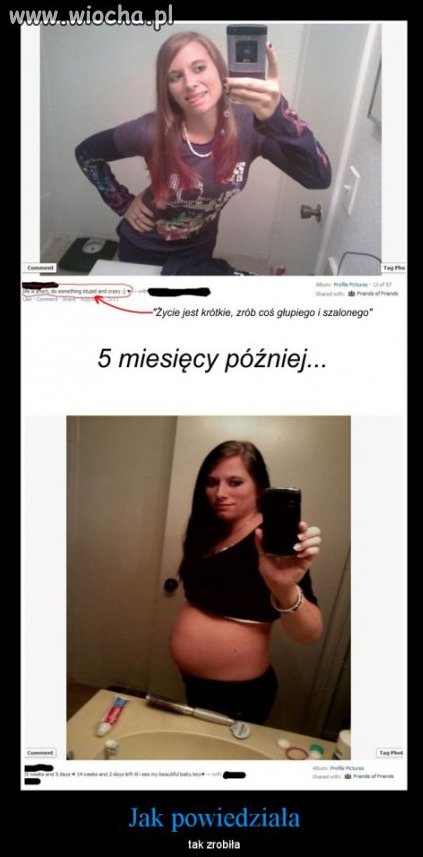 Jak obiecała tak zrobiła.
