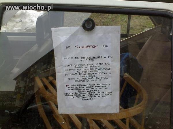 Do "życzliwych" pań