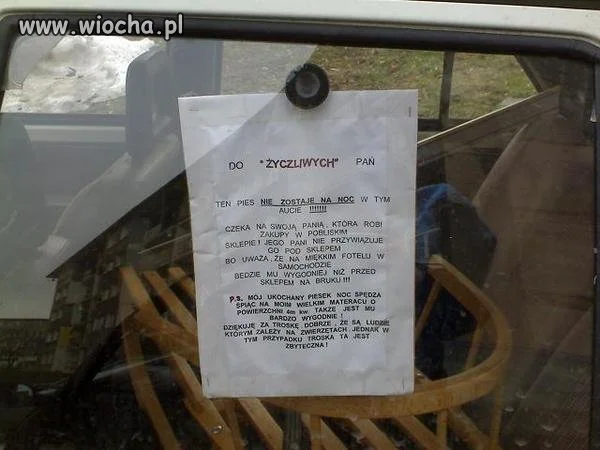 Do "życzliwych" pań
