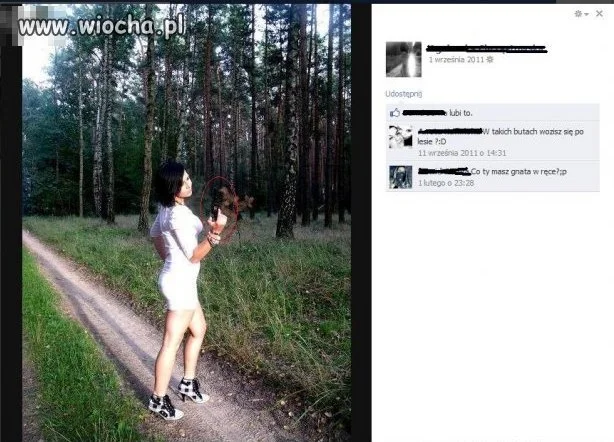 Spacerek w lesie