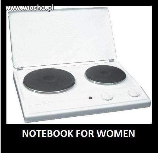 Notebook dla kobiety