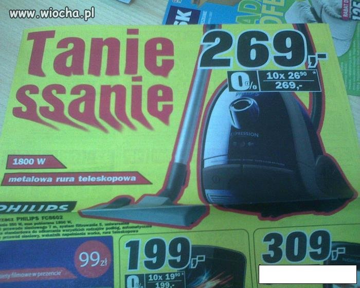 Tanie ssanie...
