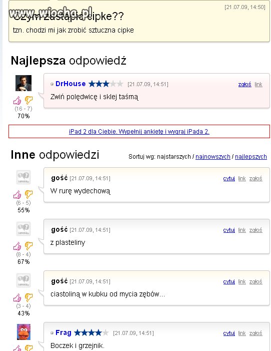 Czym zastąpić??