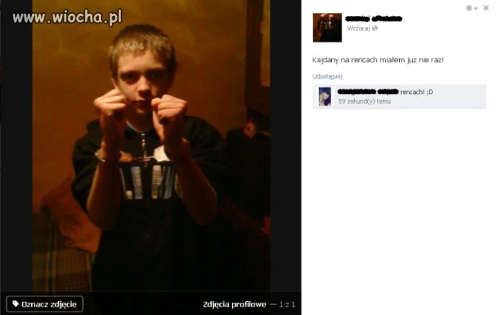Kajdany na rencach miał już nie raz