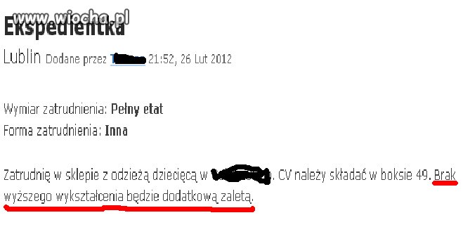 Nowe kryteria rekrutacyjne...