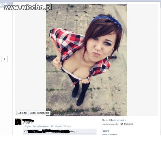 Jak zwykle dzióbek oraz cycki. 