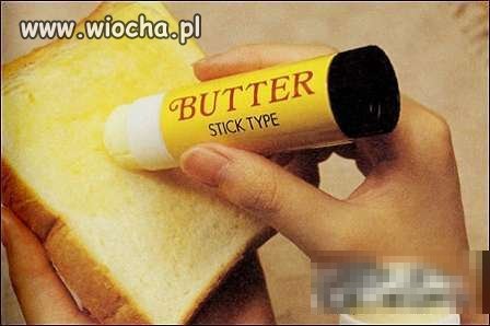 Masło w sztywcie. Czego to ludzie nie wymyślą