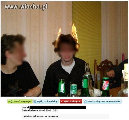 Cóż za płonące włosy hehe:)