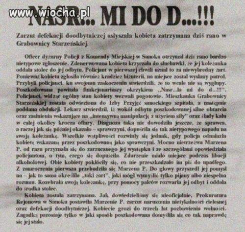 Ludziom to już się w łbach przewraca