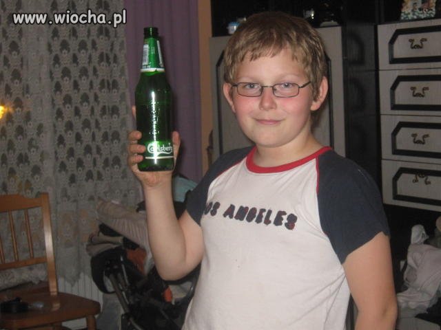 Duzy koksu z małym piwem...