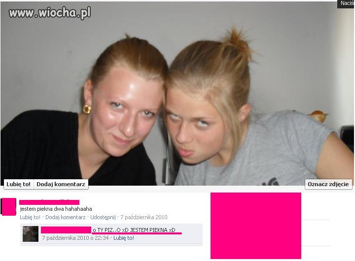O ty pi*do, jestem piękna 