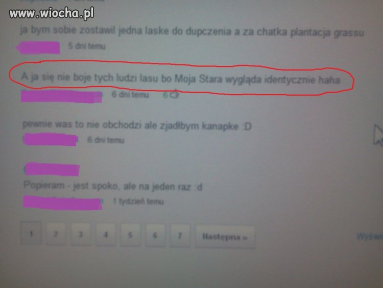 Tak szacunek do mamy 