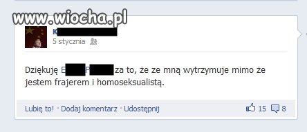 Kolejny inteligenty facebook'owy wpis