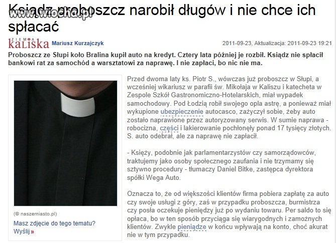 Ksiądz też człowiek?!...