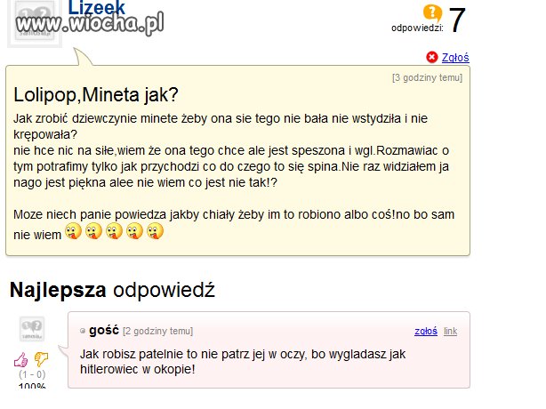 Porady z internetu