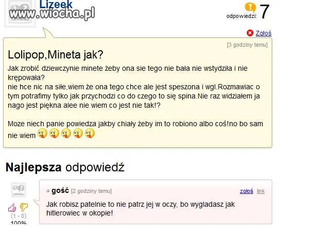 Porady z internetu