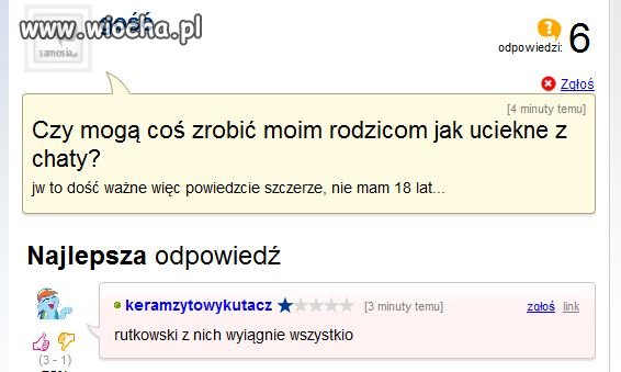 Co mogą zrobić moim rodzicą jak...?