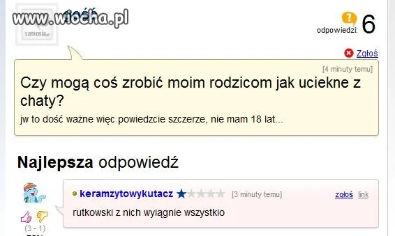 Co mogą zrobić moim rodzicą jak...?