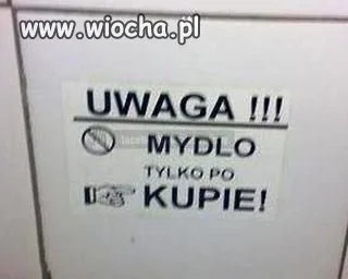 Mydło po kupie...