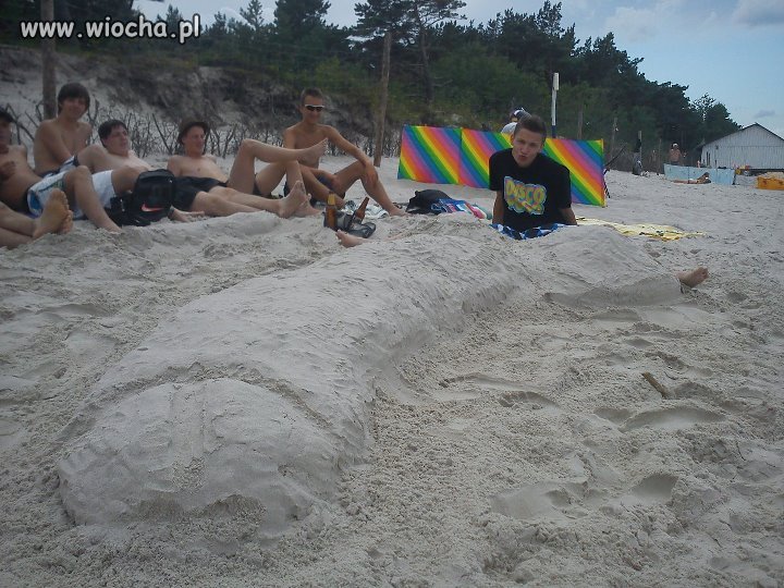 Takie tam na plaży