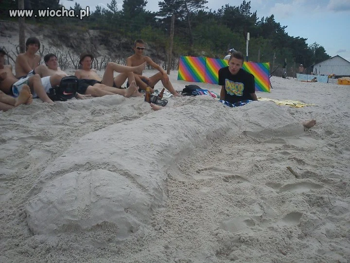 Takie tam na plaży
