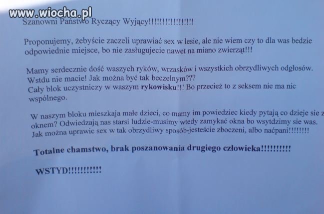 Dobitny przekaz od sąsiada