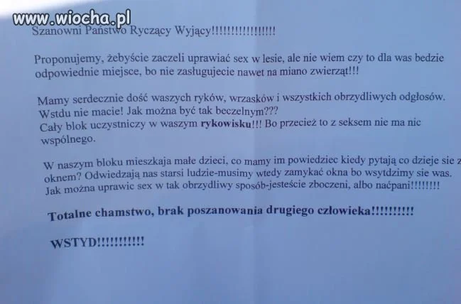 Dobitny przekaz od sąsiada