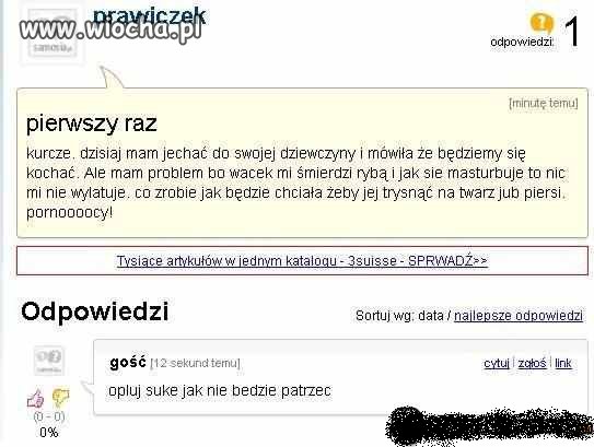 Pierwszy raz