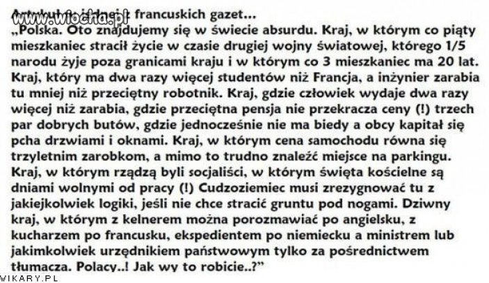 Polacy, jak My to robimy? :)