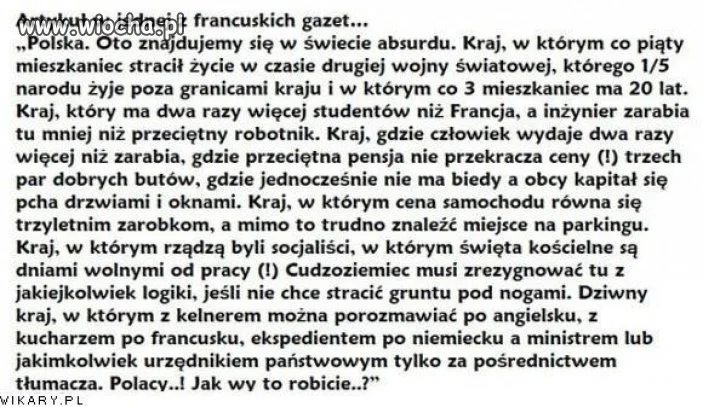 Polacy, jak My to robimy? :)