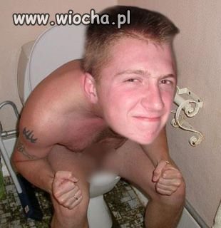 Takie tam na kiblu - wiocha