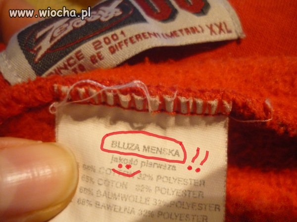 Niby firmowa bluza