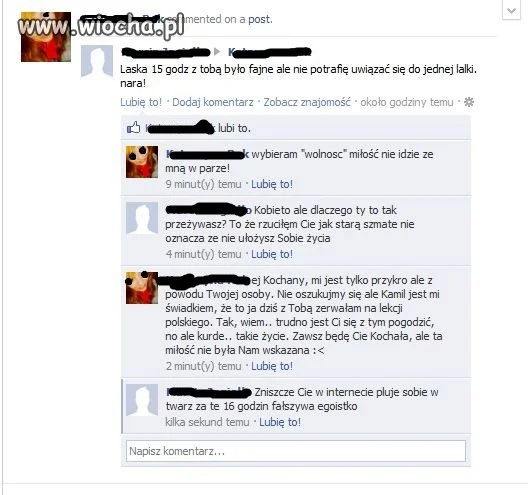 Rozstanie na Facebooku