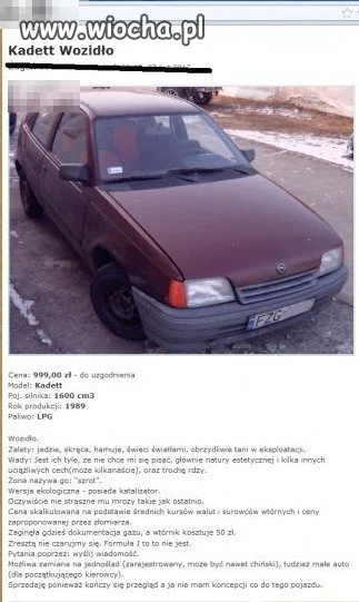 Pełna szczerość ...