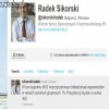 Sikorski cieszy się z ludzi wyrzucanych na bruk