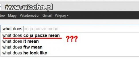What does co ja pacze mean?