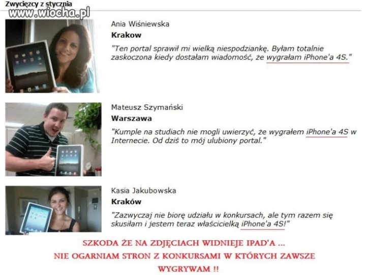 Konkursy z internetu