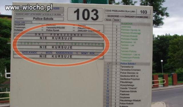 Hmm to kiedy kursuje?