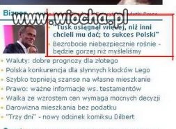 Największe osiągnięcie Tuska