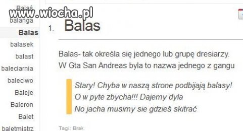 Mi tam balas zawsze