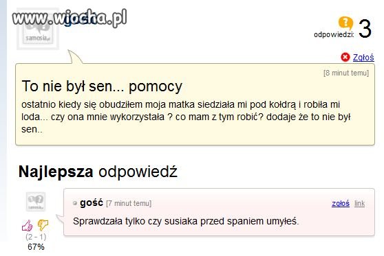 To nie był sen...