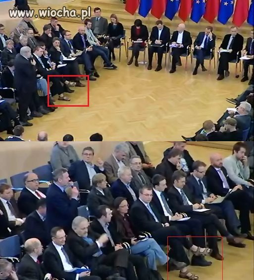 W sandałach na Debate ACTA