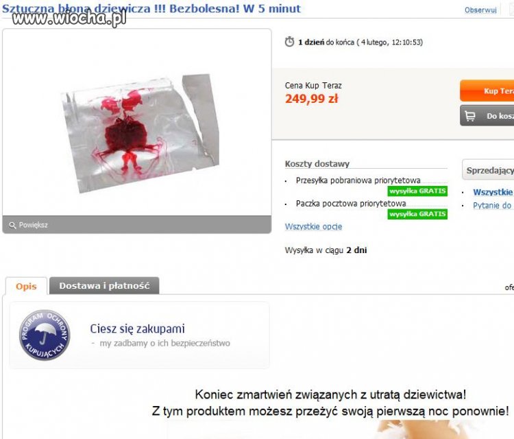Sztuczna błona dziewicza...