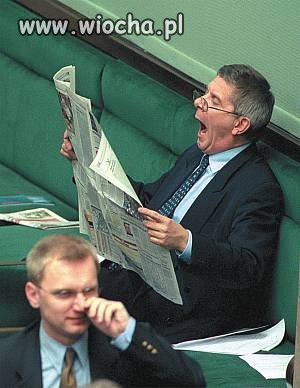 Ciężka praca naszych polityków...