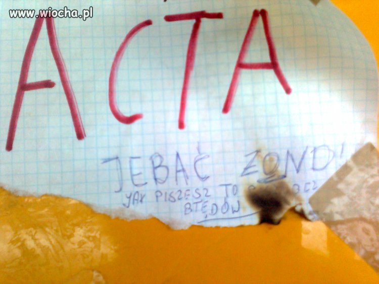 Nie dla ACTA!!!